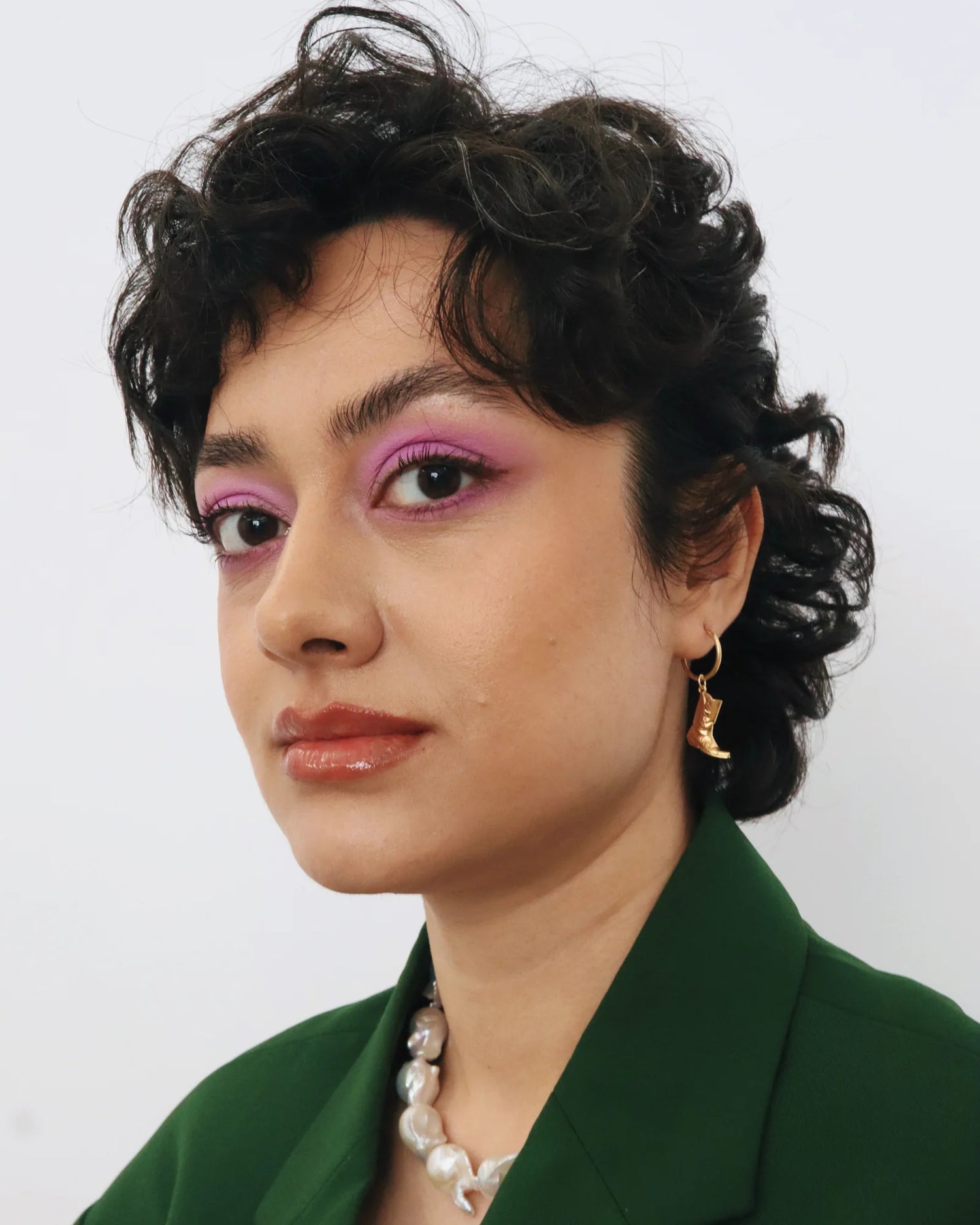 The Bigger Boot Earrings - Gold