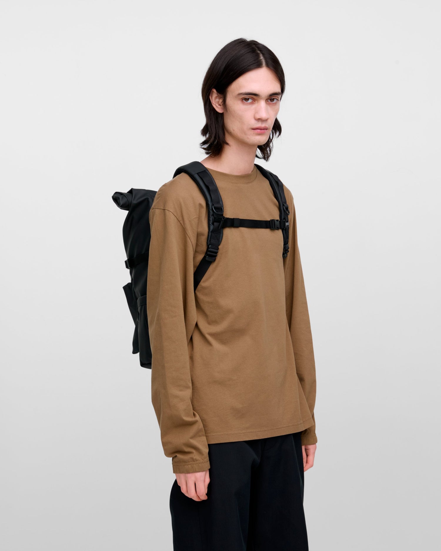 Stream Rolltop Backpack L - Black