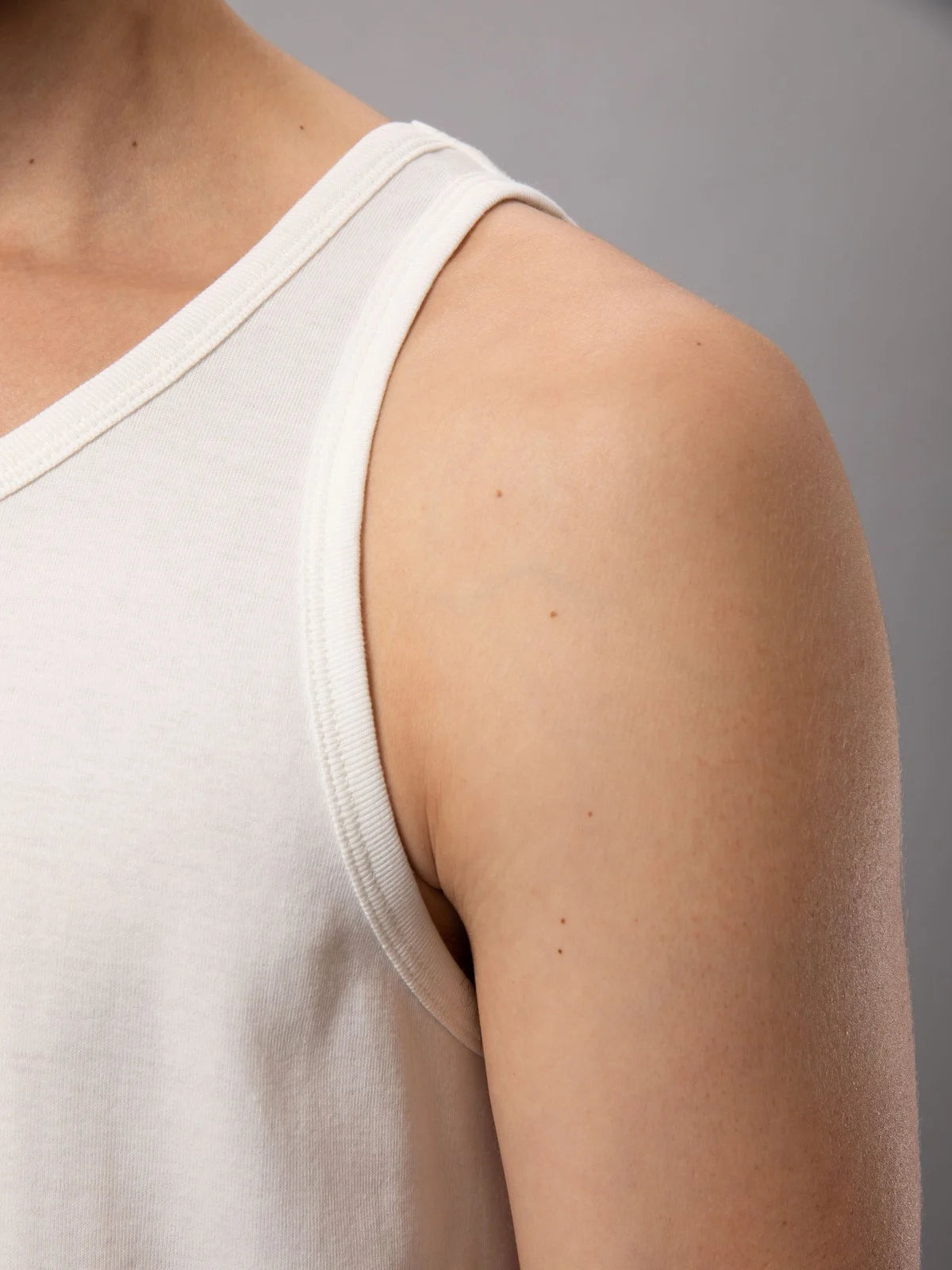 Tank Top Nudie Jeans Offwhite