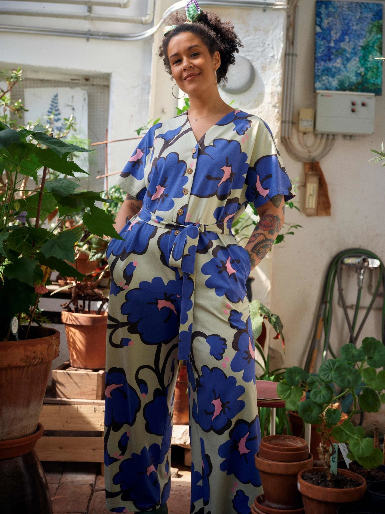 Talking Flowers Jumpsuit
