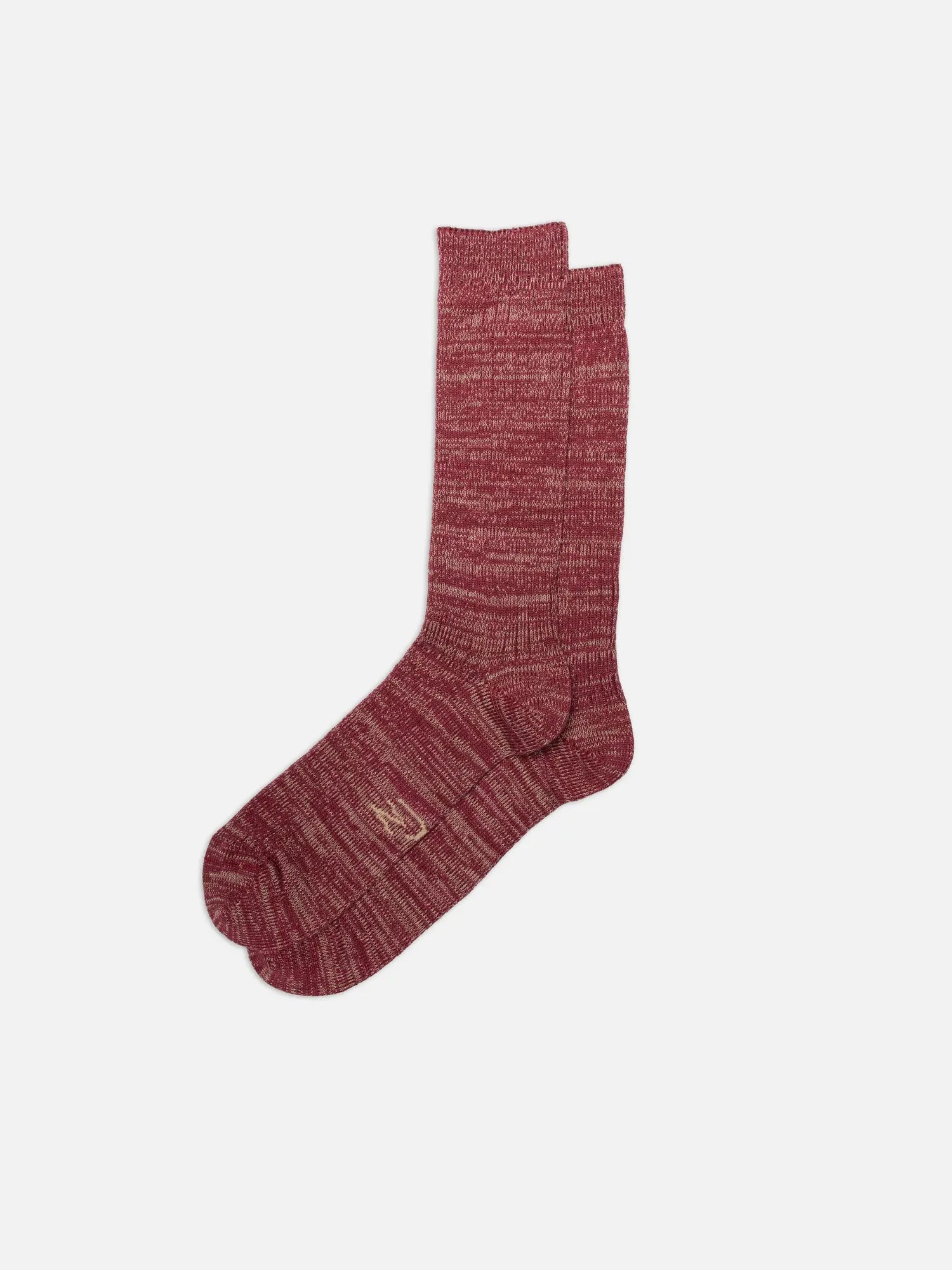 Rasmusson Mens Rib Sock Burgundy