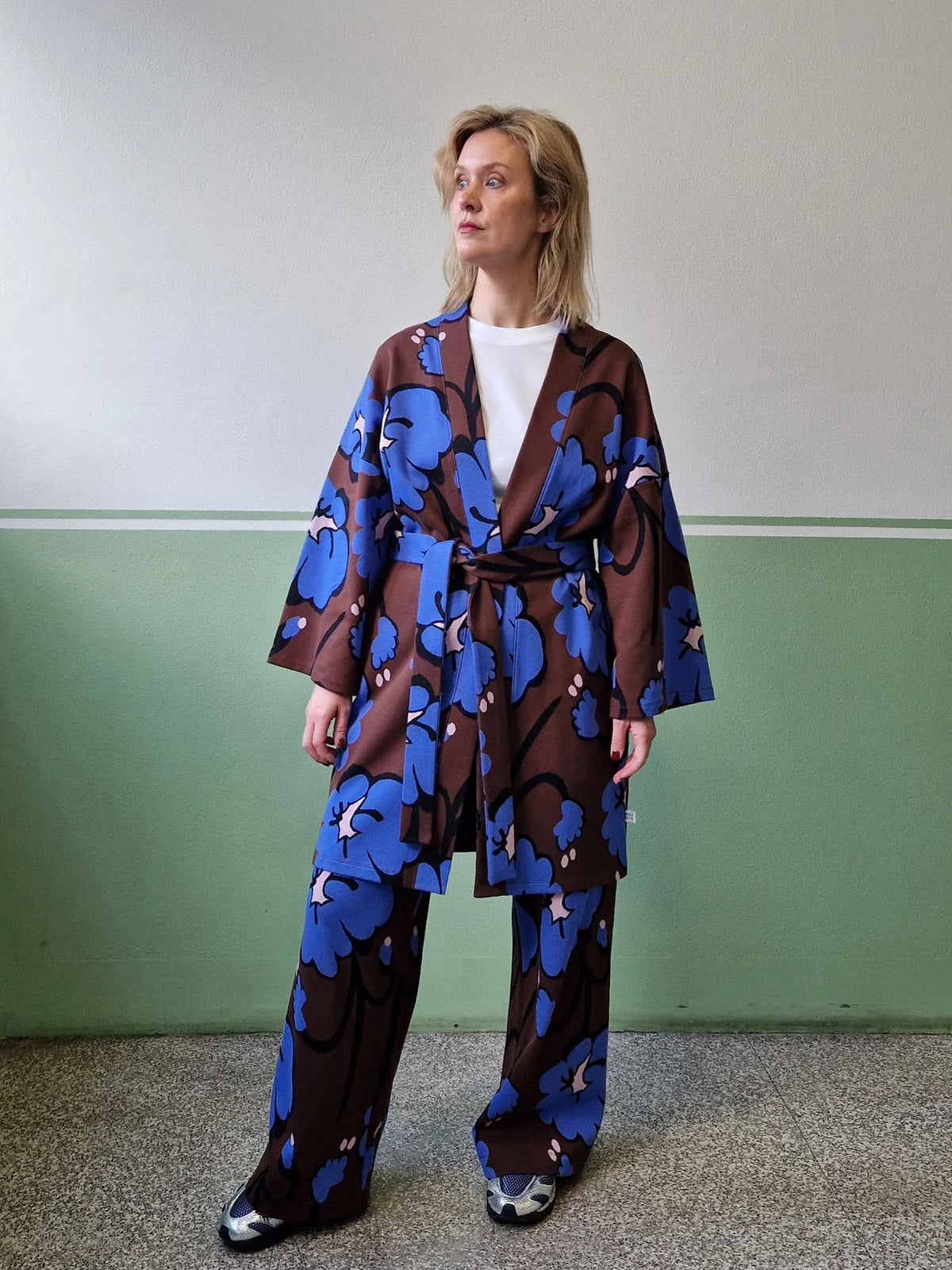 Talking Flowers Jacquard Pants