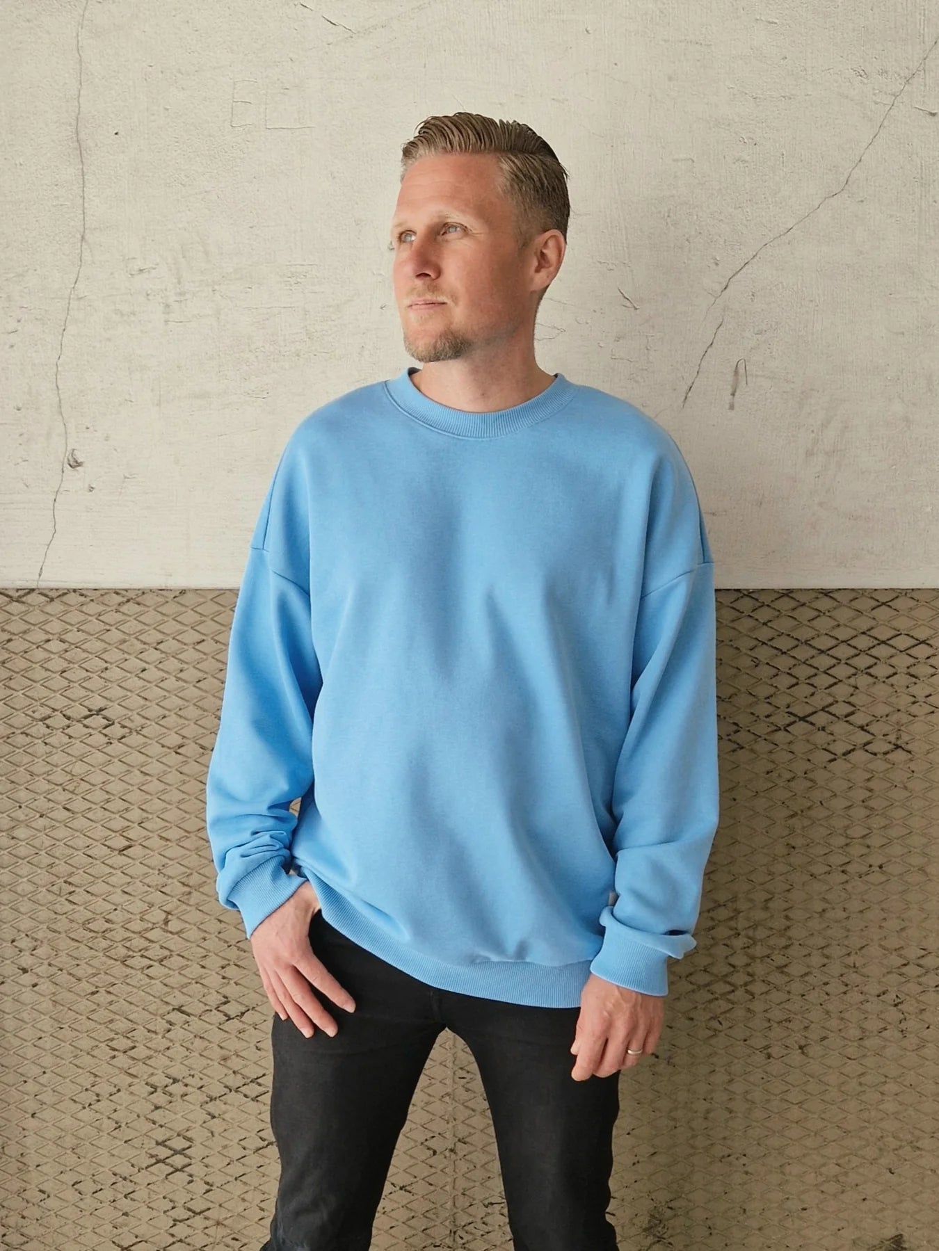Superpower Sweatshirt - Dusty Blue