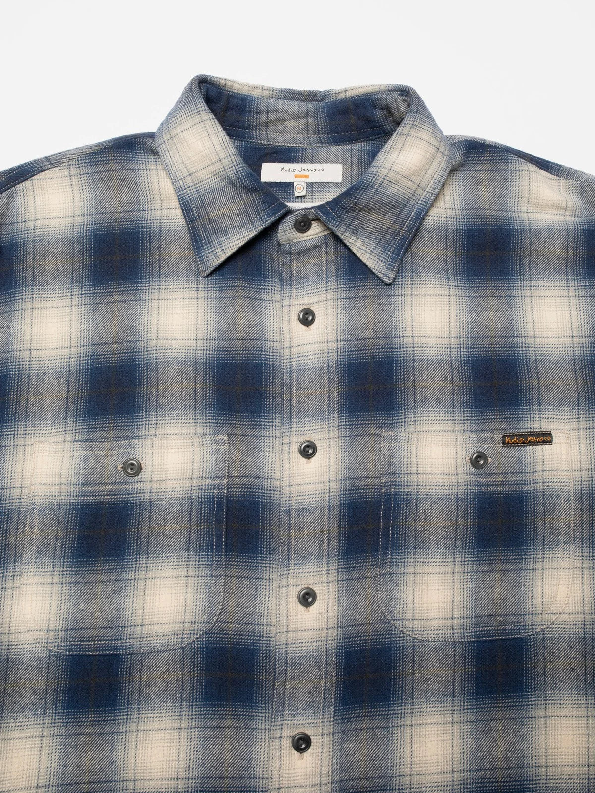 Julian Worker Shirt Checked Blue