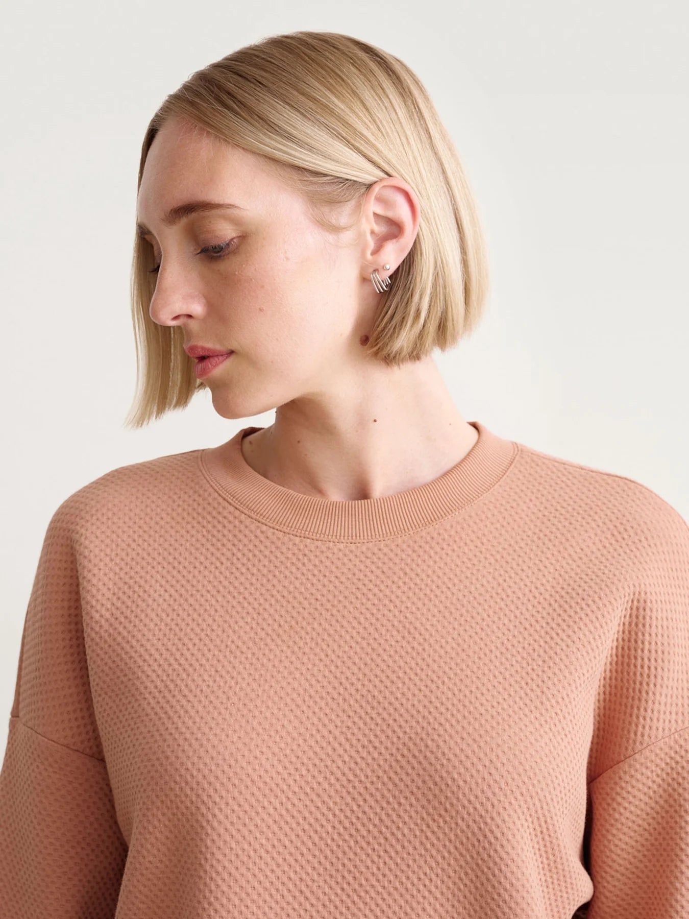 Honeycomb Sweatshirt - Nougat