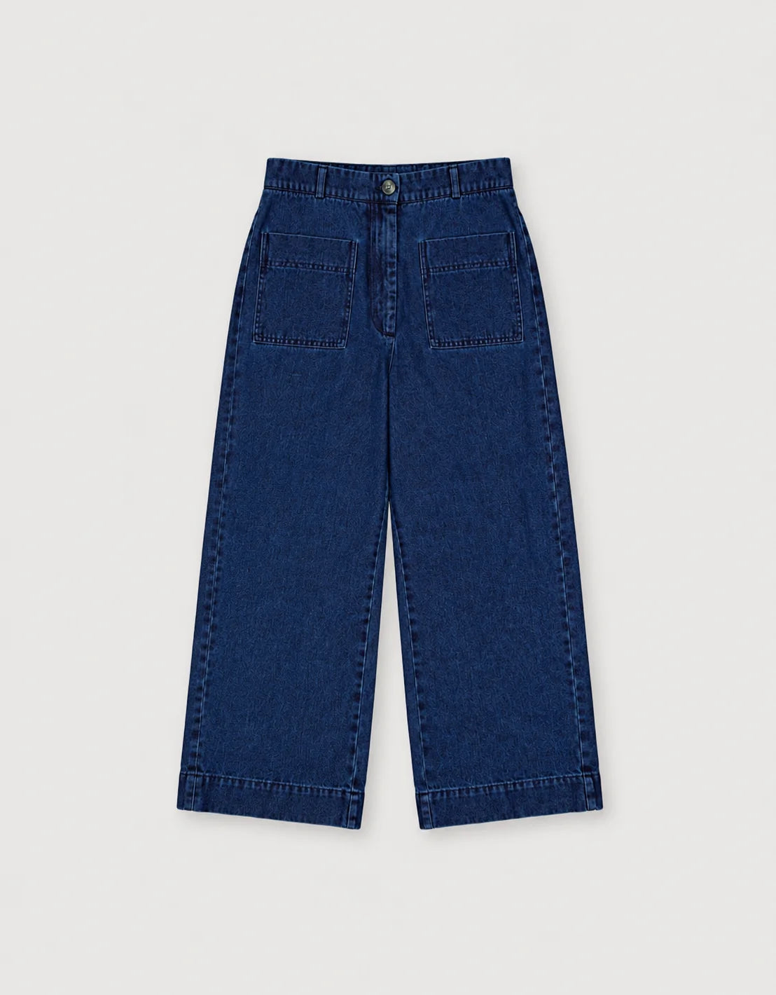 Twill Trousers Blue Denim