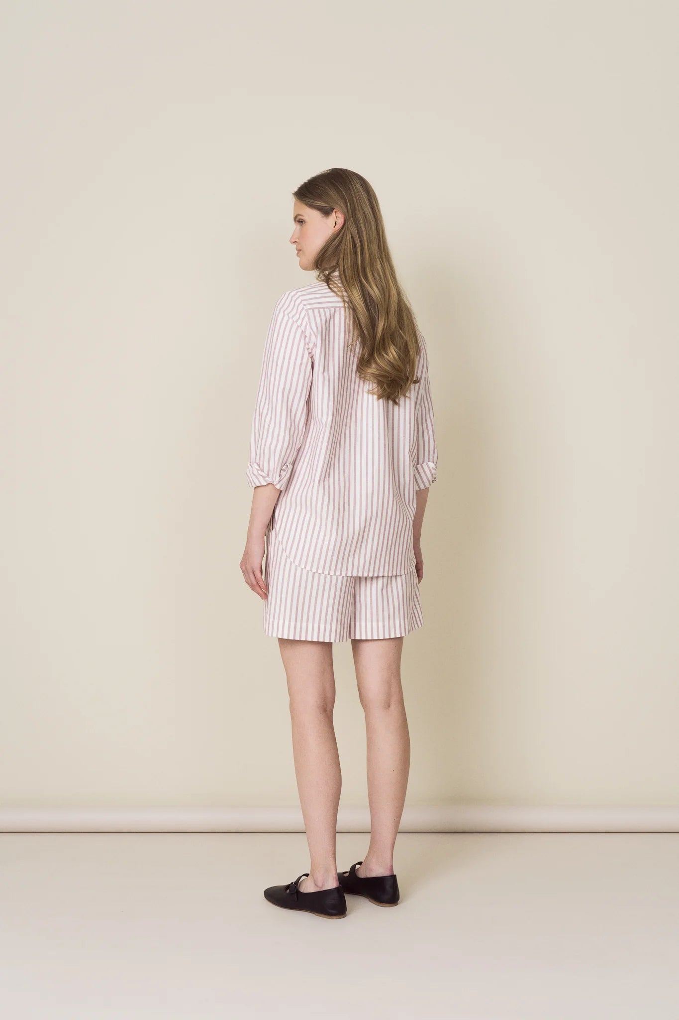 Oxford Cotton Shirt - Red Stripes
