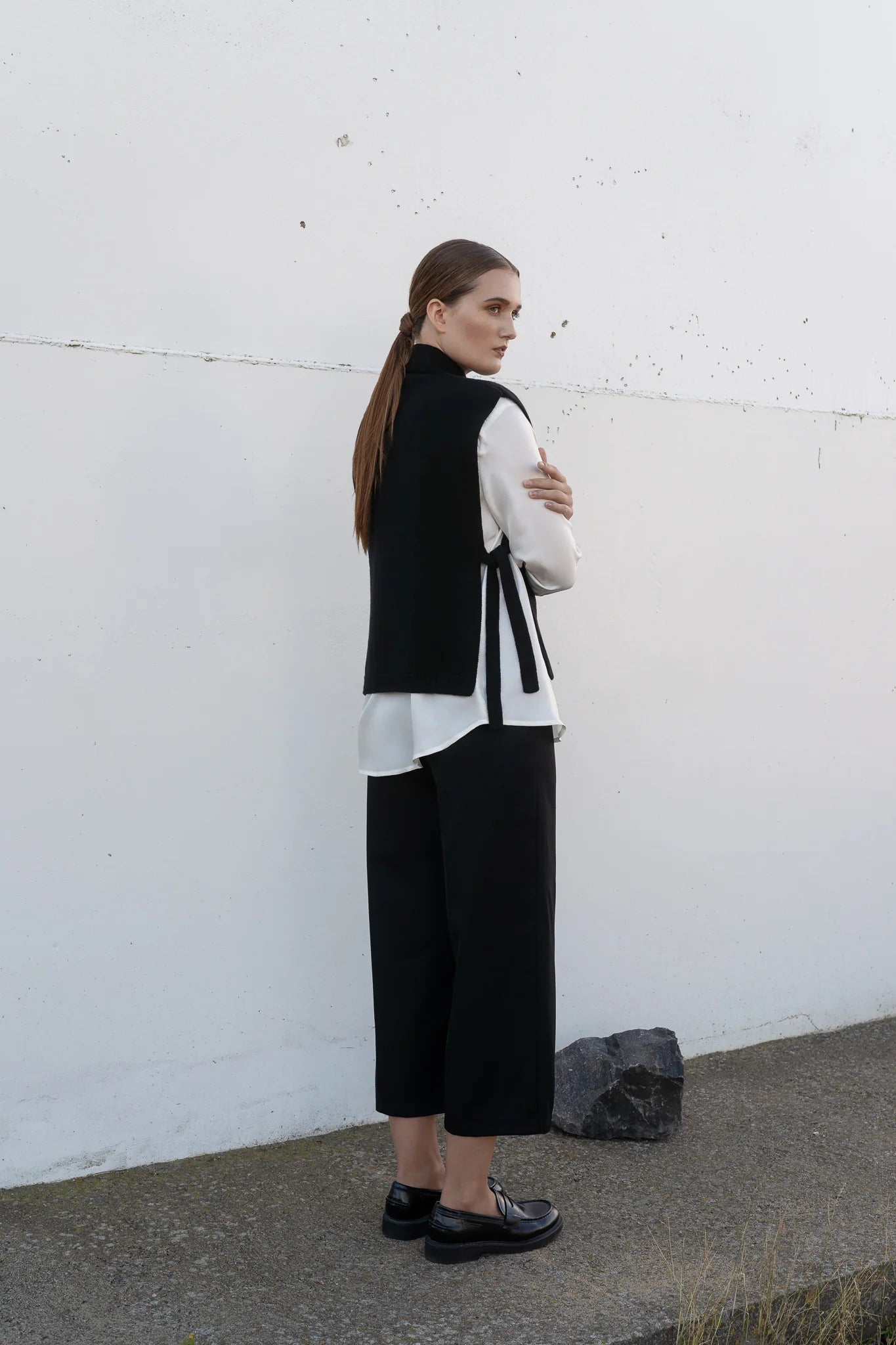 Wool Culottes - Black