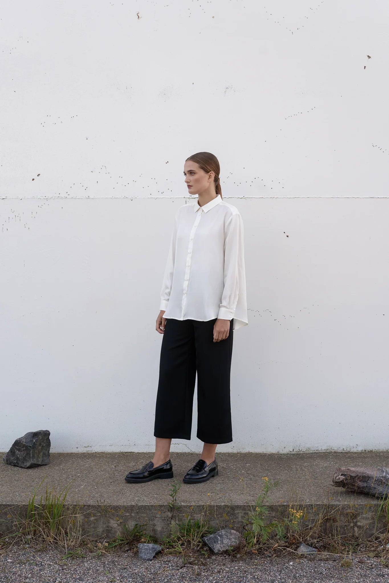 Wool Culottes - Black