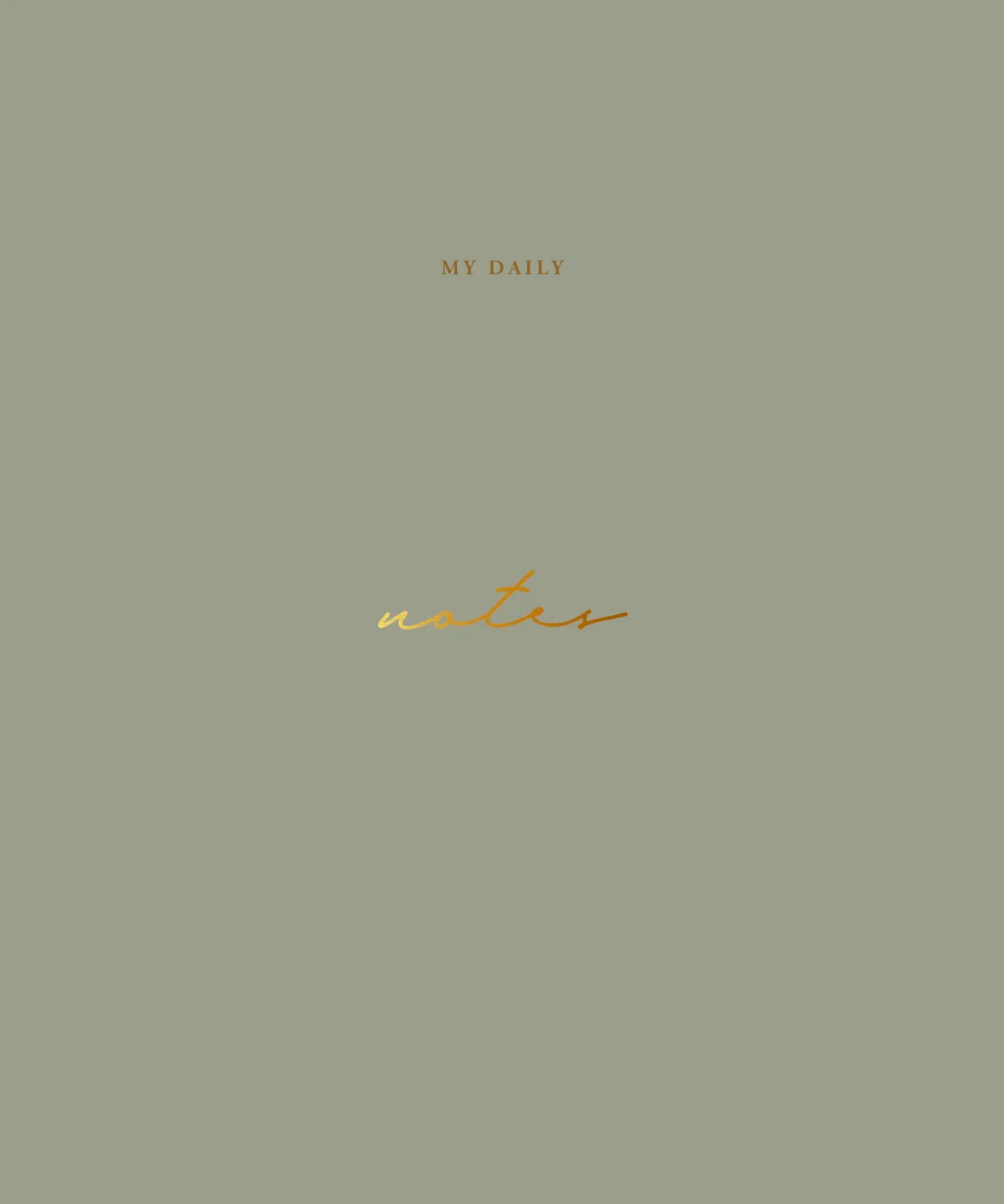 Soft Touch Notebook with Gold details – My Daily Notes, Trust Your Journey
