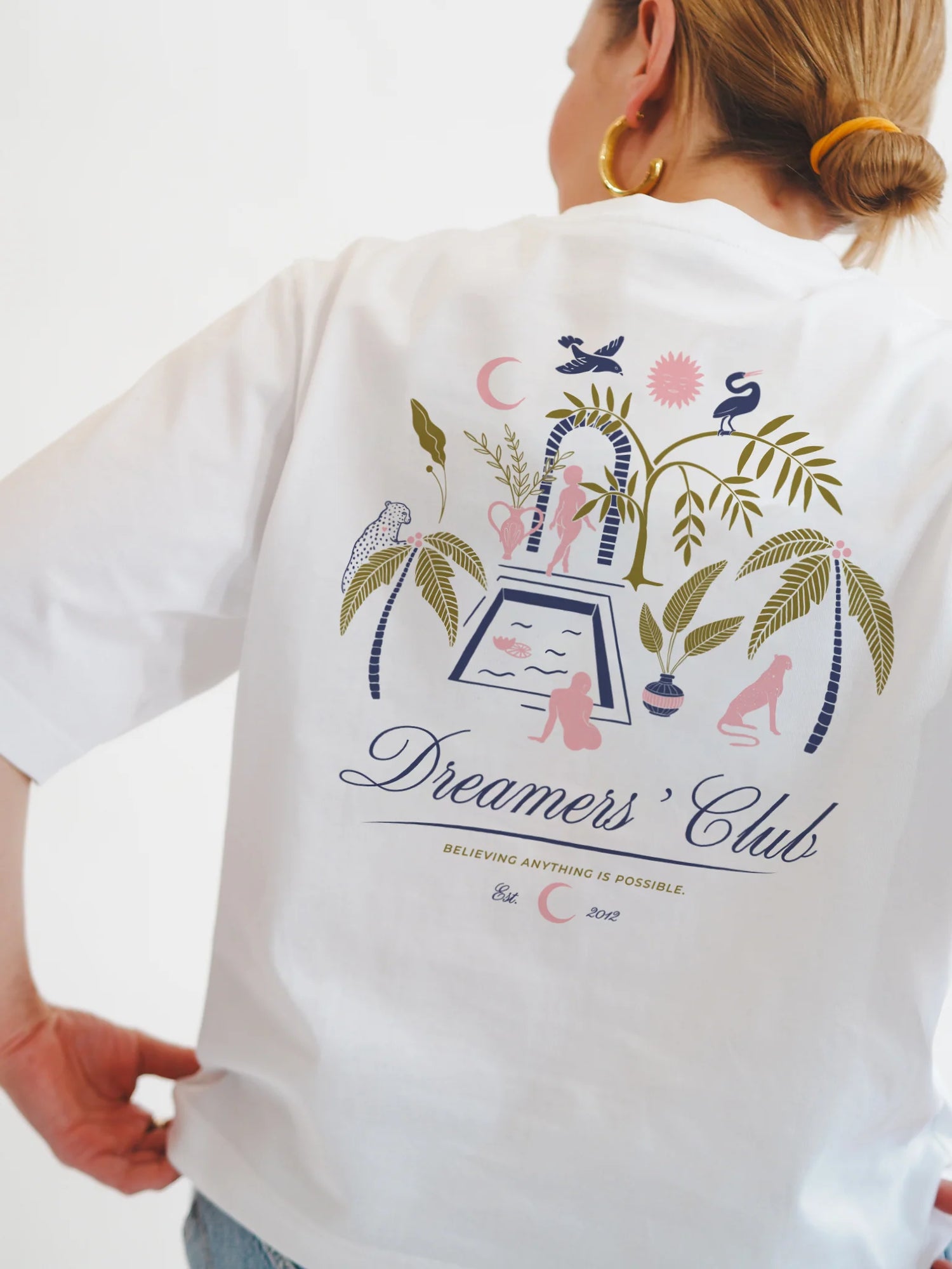 Dreamers' Club Boxy Tee - White