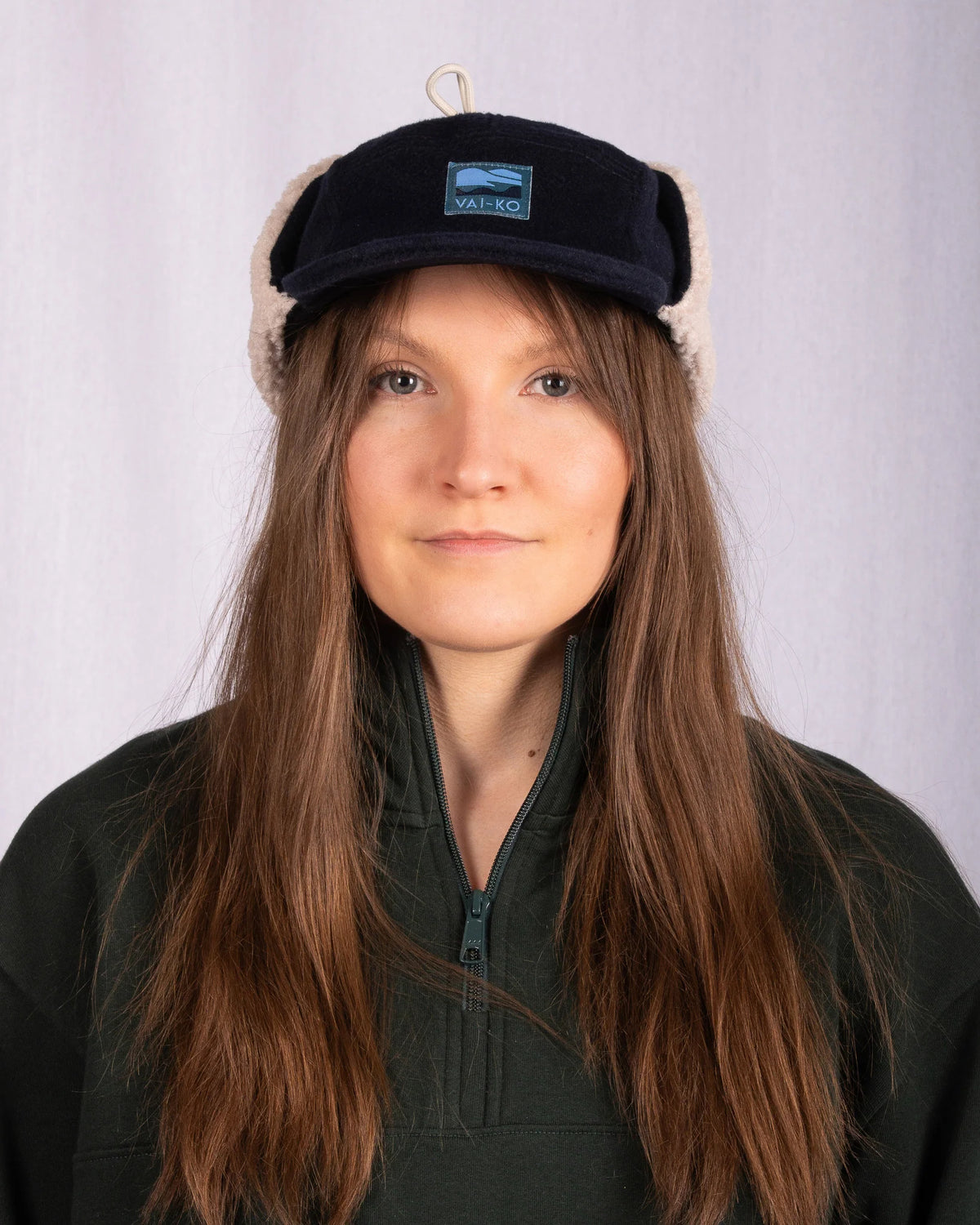 Fells Earflap Cap - Navy