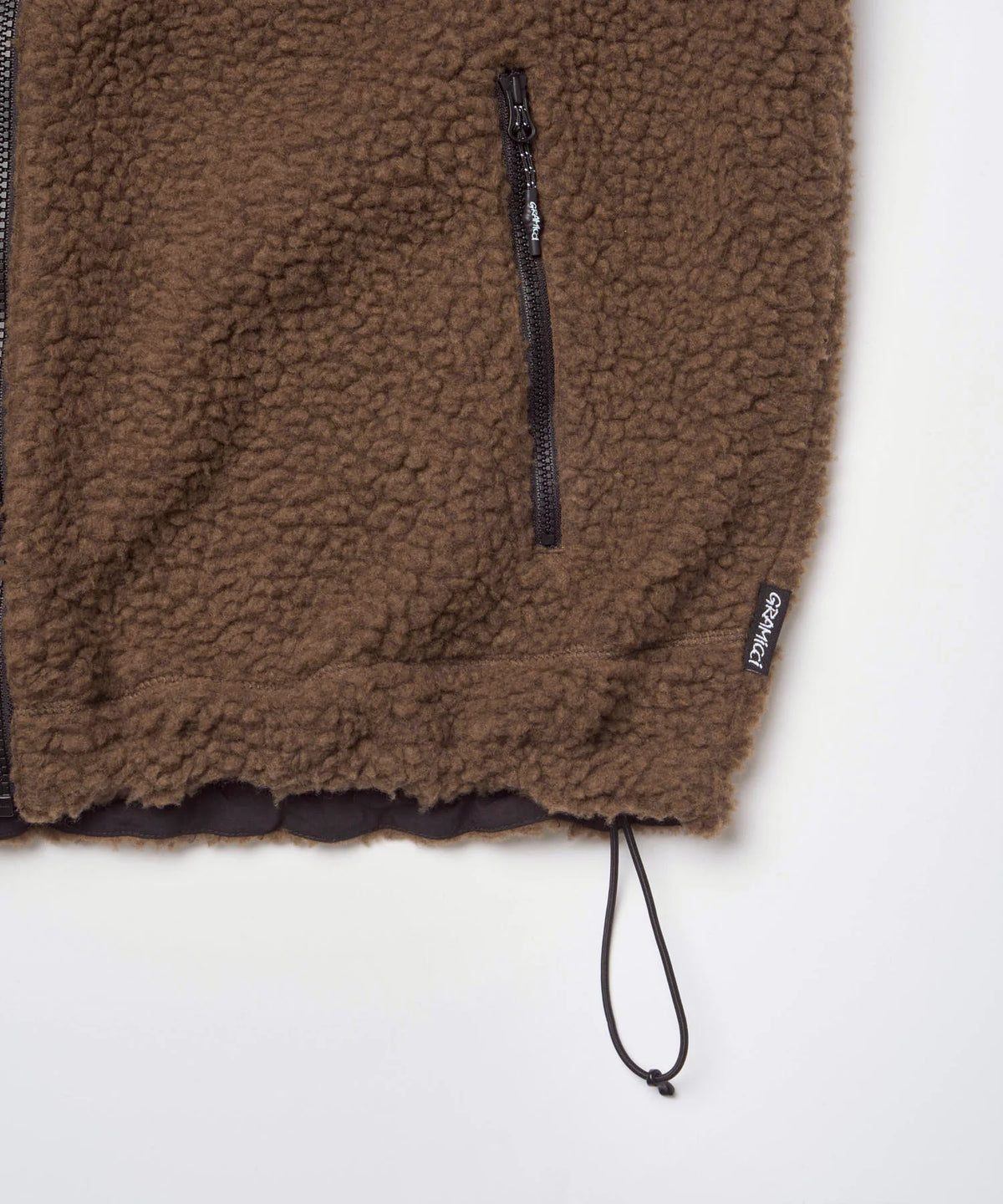 Reversible Sherpa Jacket Dark Brown/Black