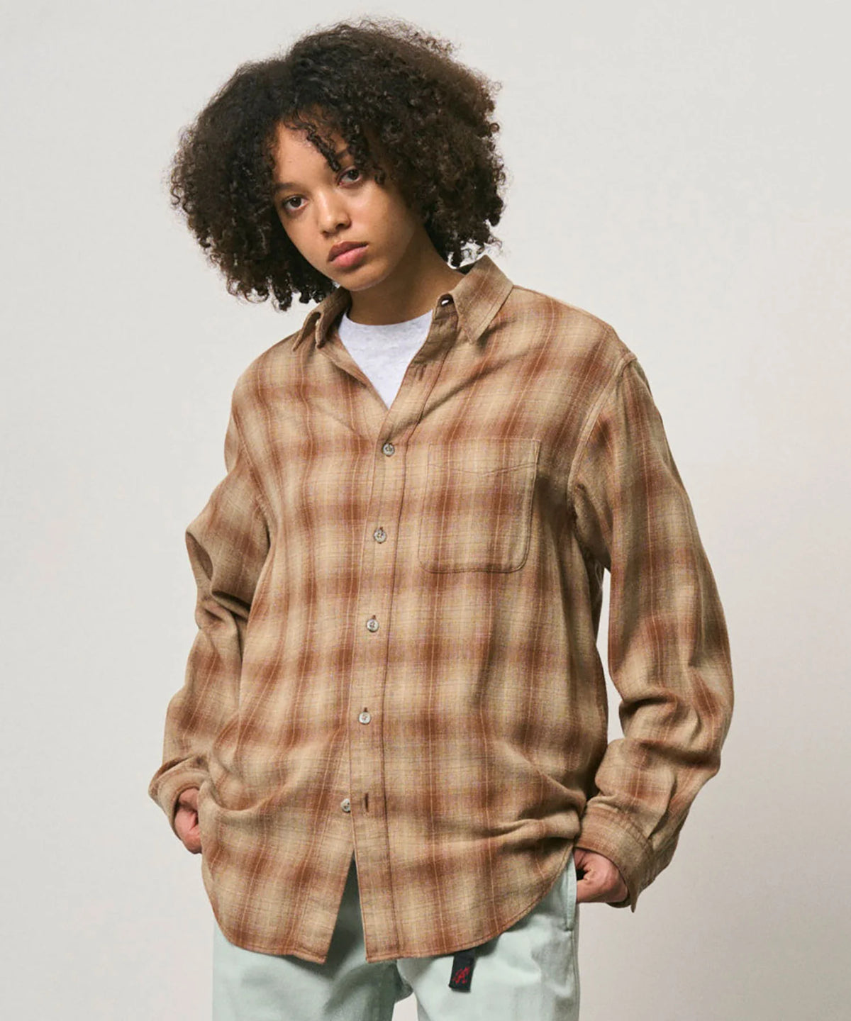 Piled Flannel Shirt Sand