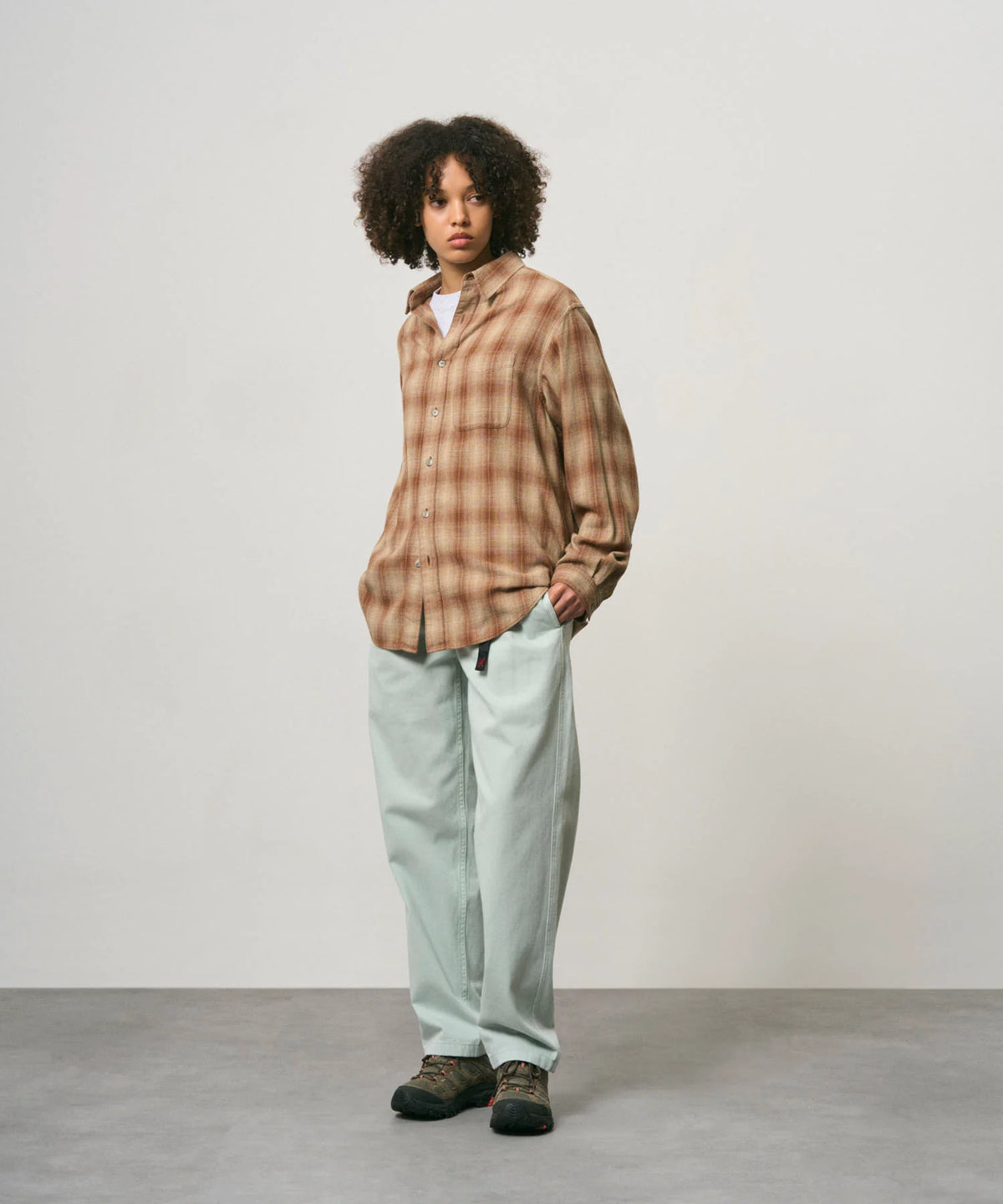 Piled Flannel Shirt Sand
