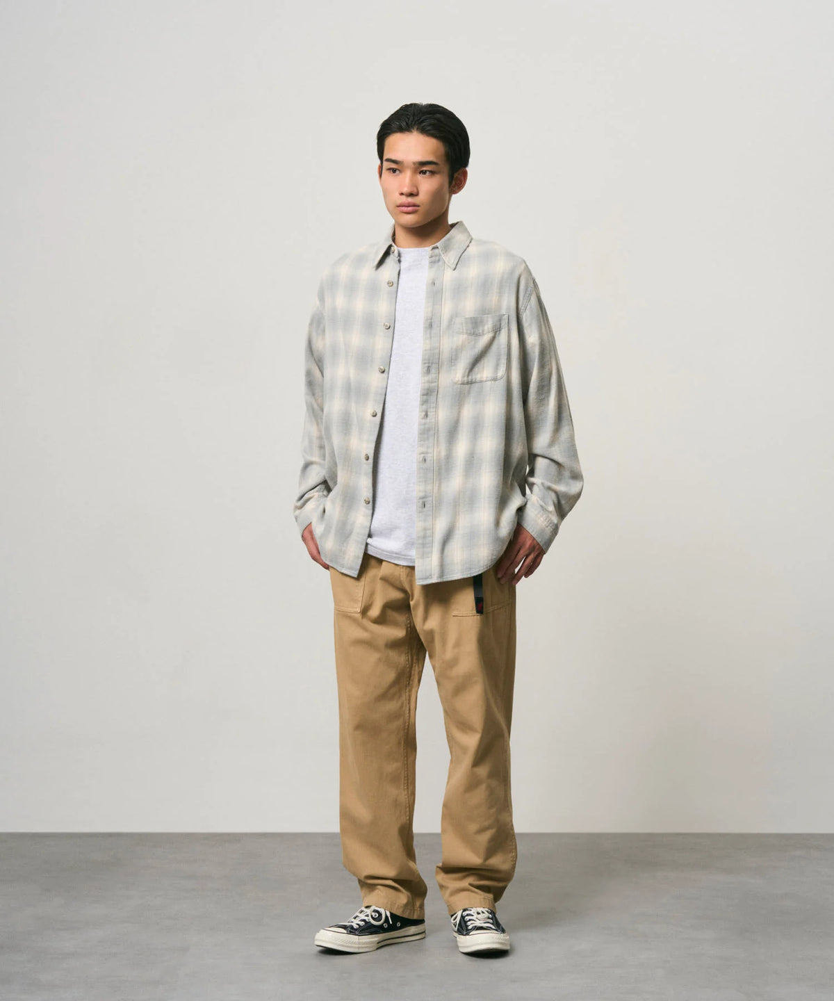 Piled Flannel Shirt Storm