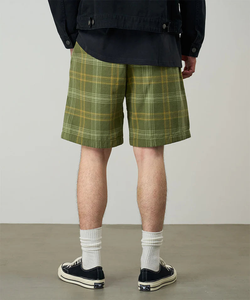 Hemp G-Short Plaid