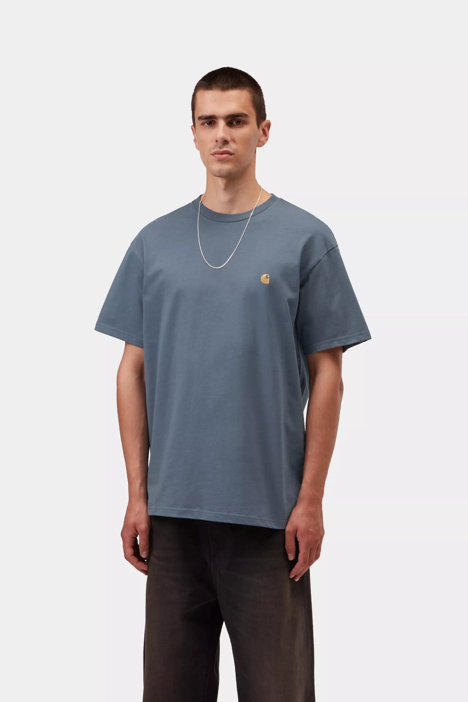 S/S Chase T-Shirt - Icesheet / Gold