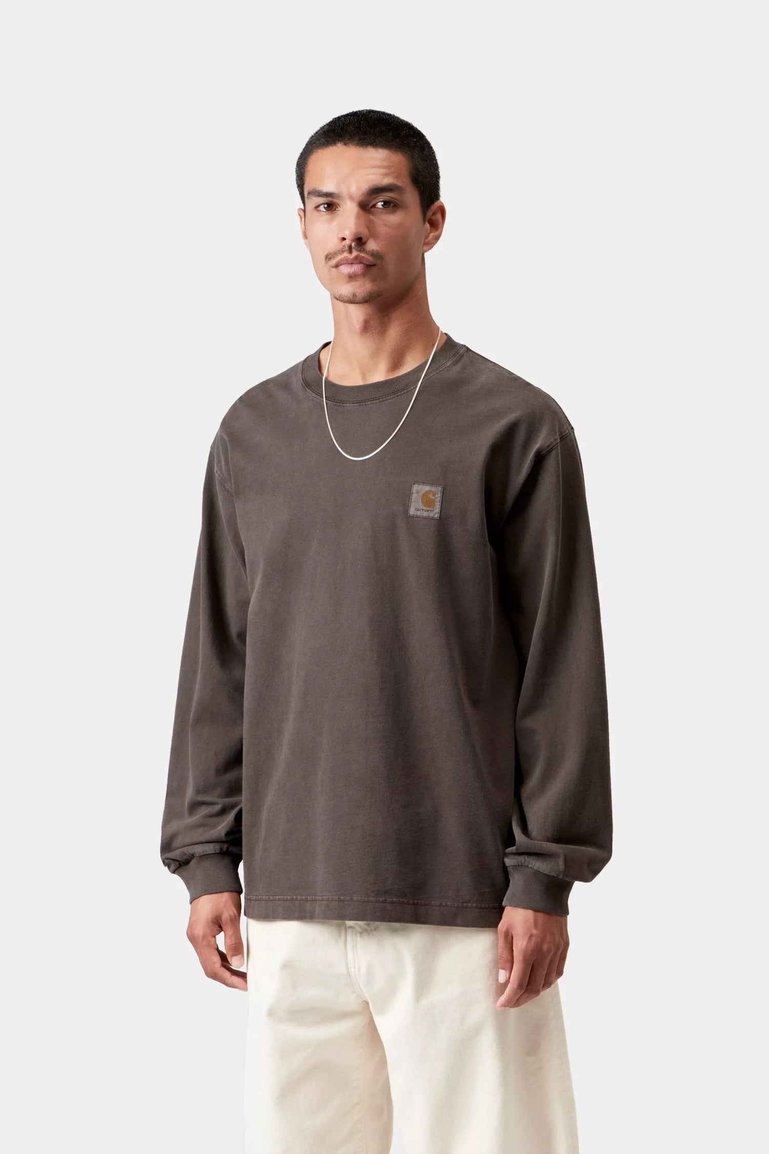 L/S Vista T-Shirt - Tobacco garment dyed