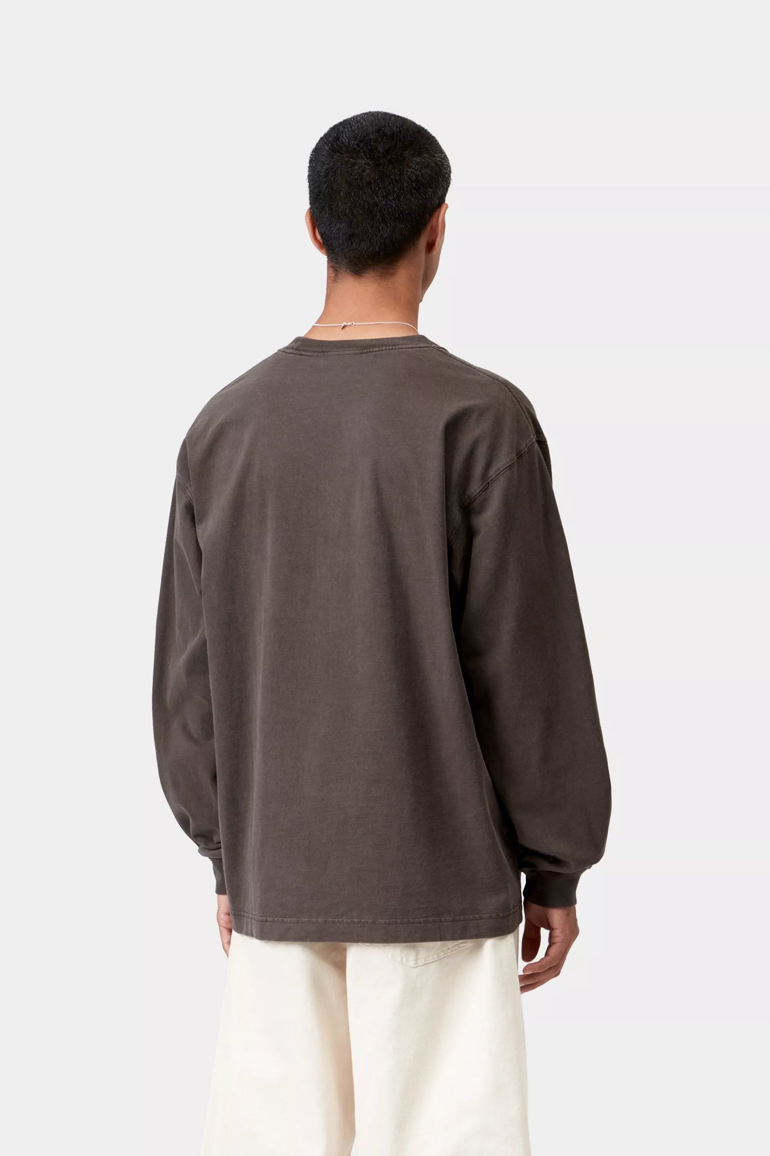 L/S Vista T-Shirt - Tobacco garment dyed