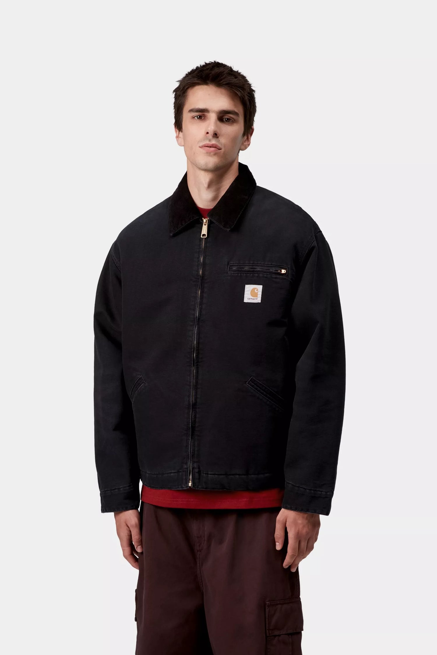 OG Detroit Jacket - Black / Black stone canvas