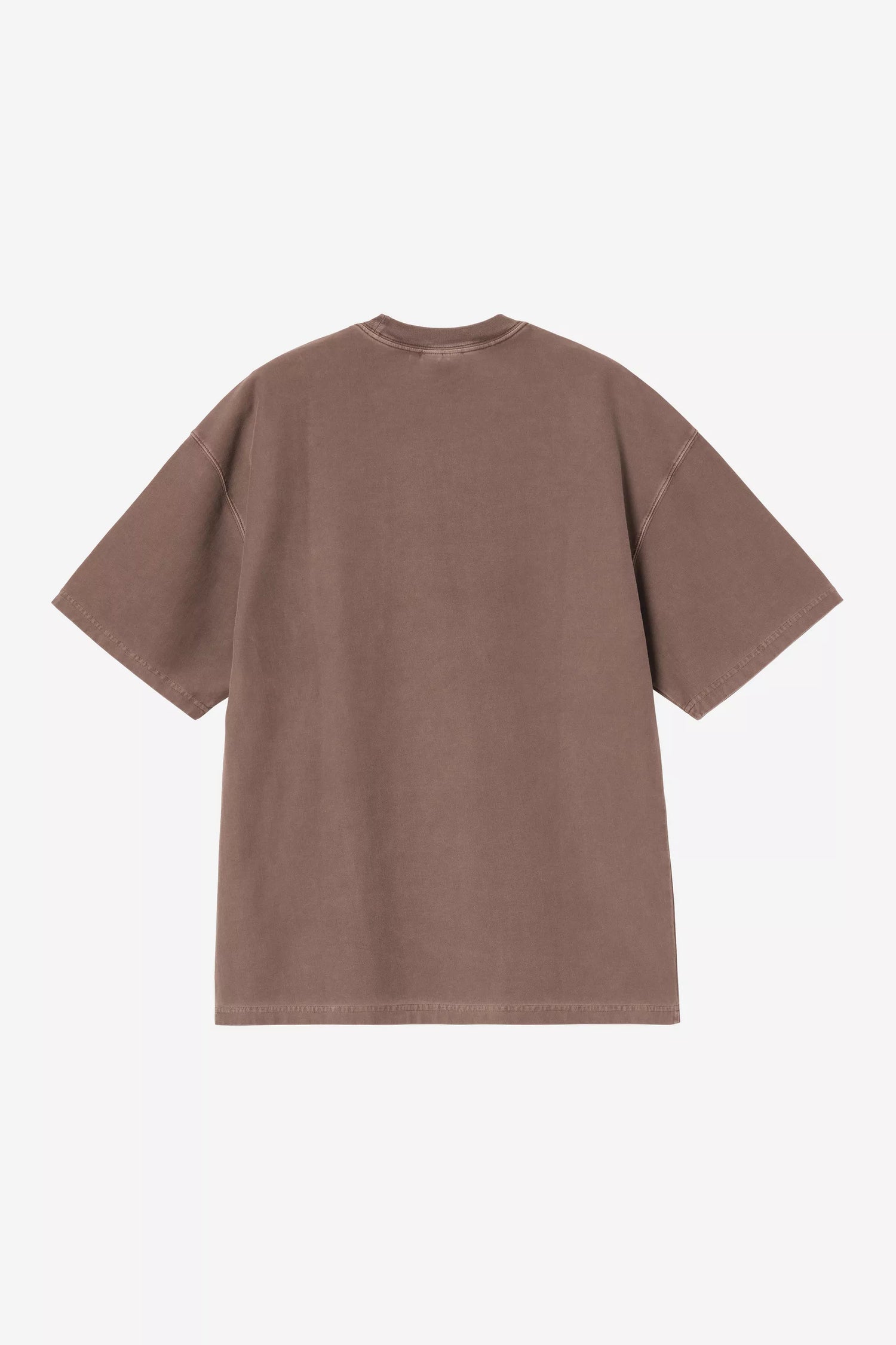 S/S Loose Pocket T-Shirt - Tobacco garment dyed
