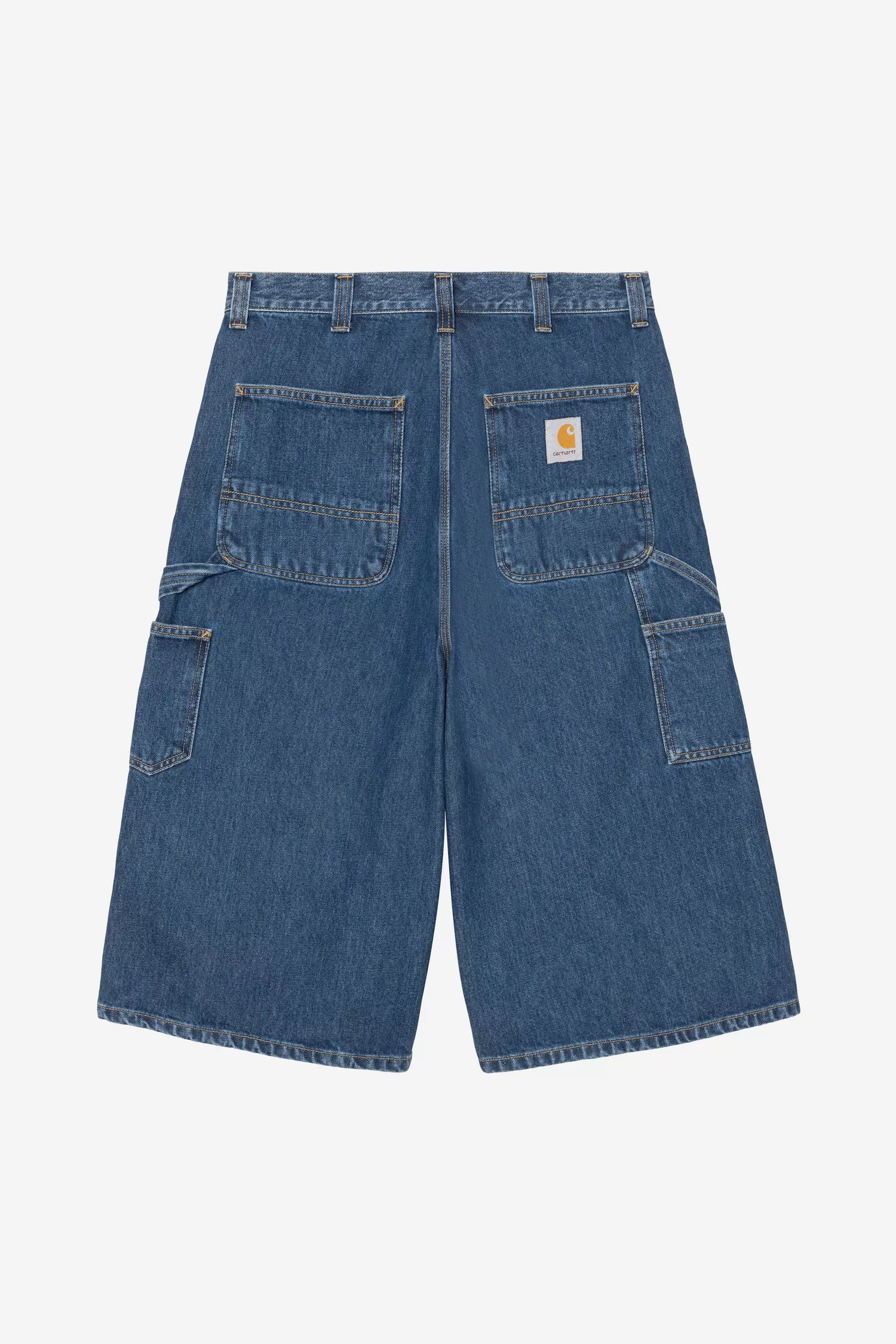OG Double Knee Short (Long) - Blue stone washed