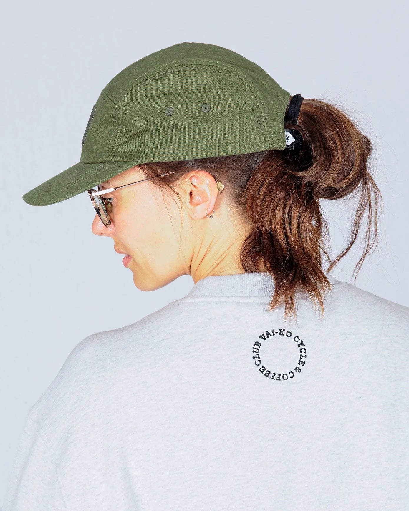 Inari 5-Panel Cap - Moss Green