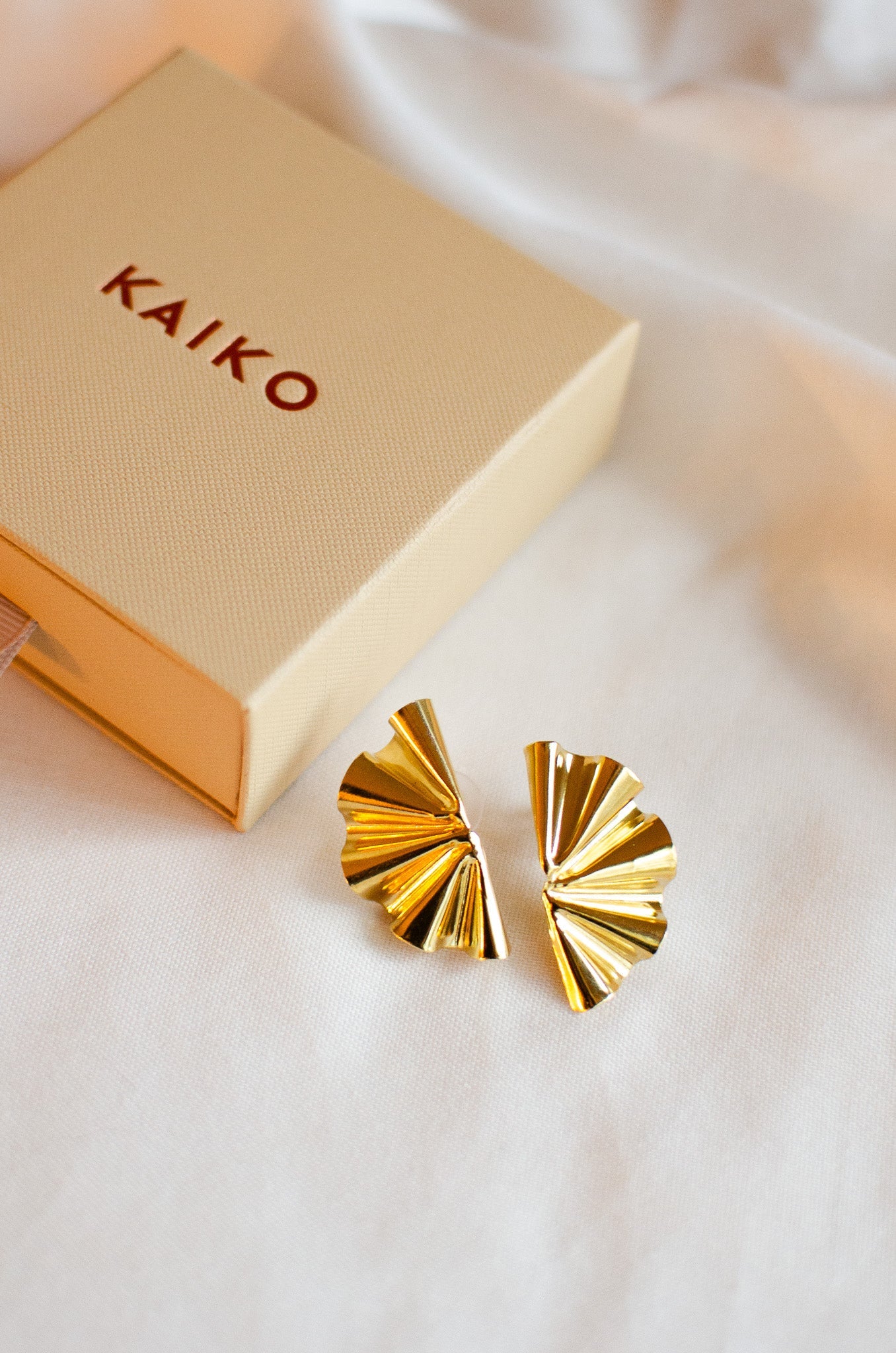 Aneela Earrings - Brass