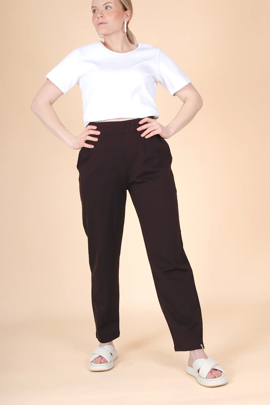 Comfy Slacks - Chocolate