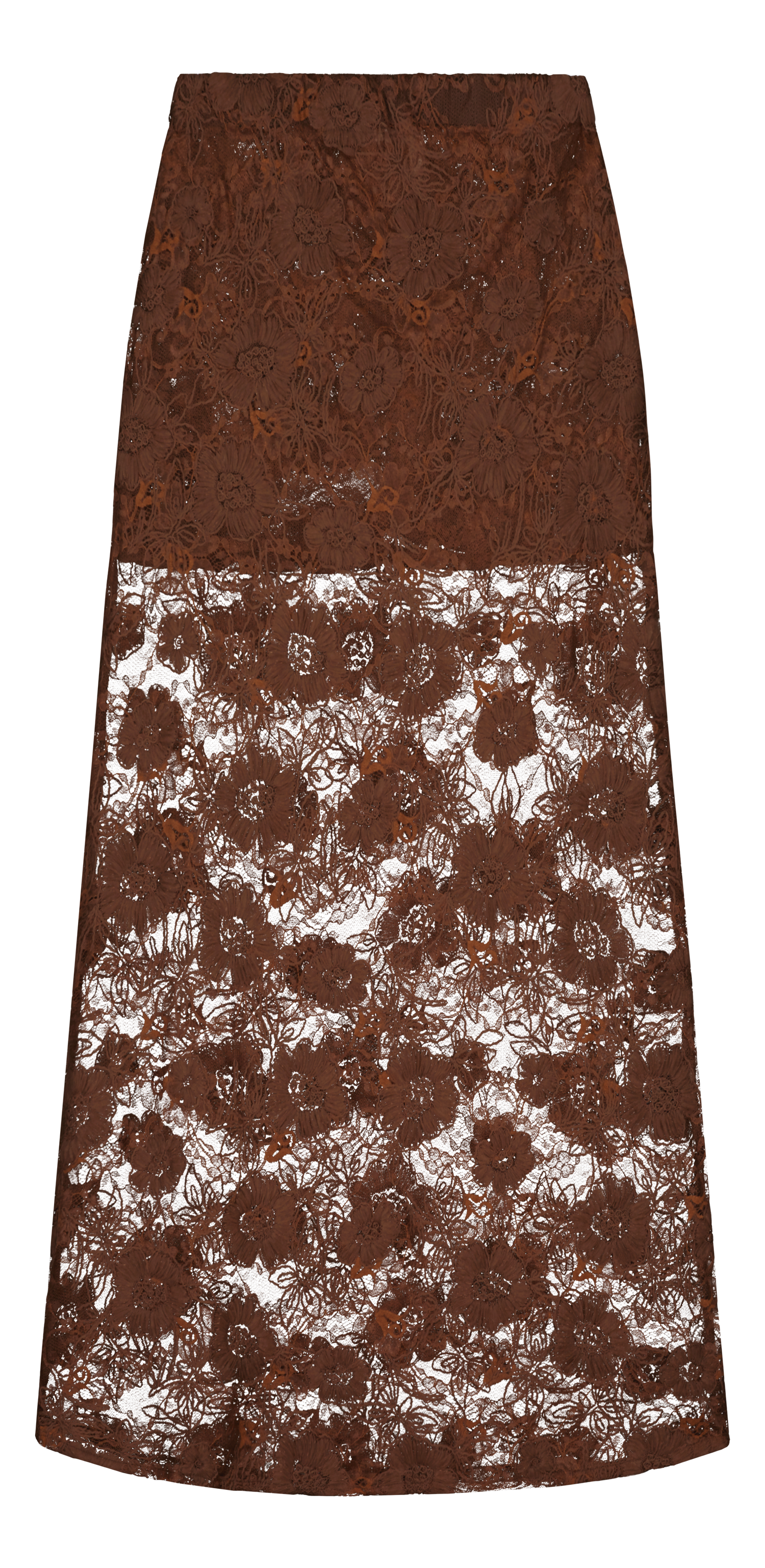 Brown Lace Skirt