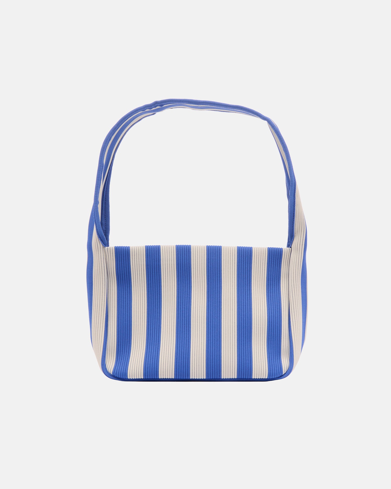 Knitted Shoulderbag Merirosvo - Sininen- Luonnonvalkoinen