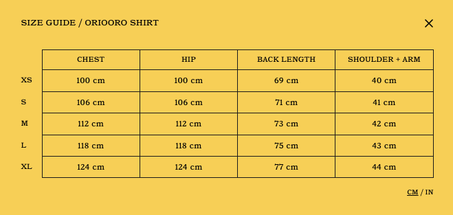Oriooro Shirt