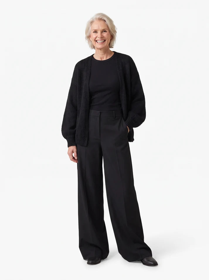 Balloon Sleeve Open Cardigan - Forever Friend
