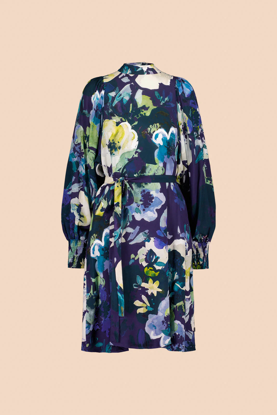 Puff Dress - Blue Anemone