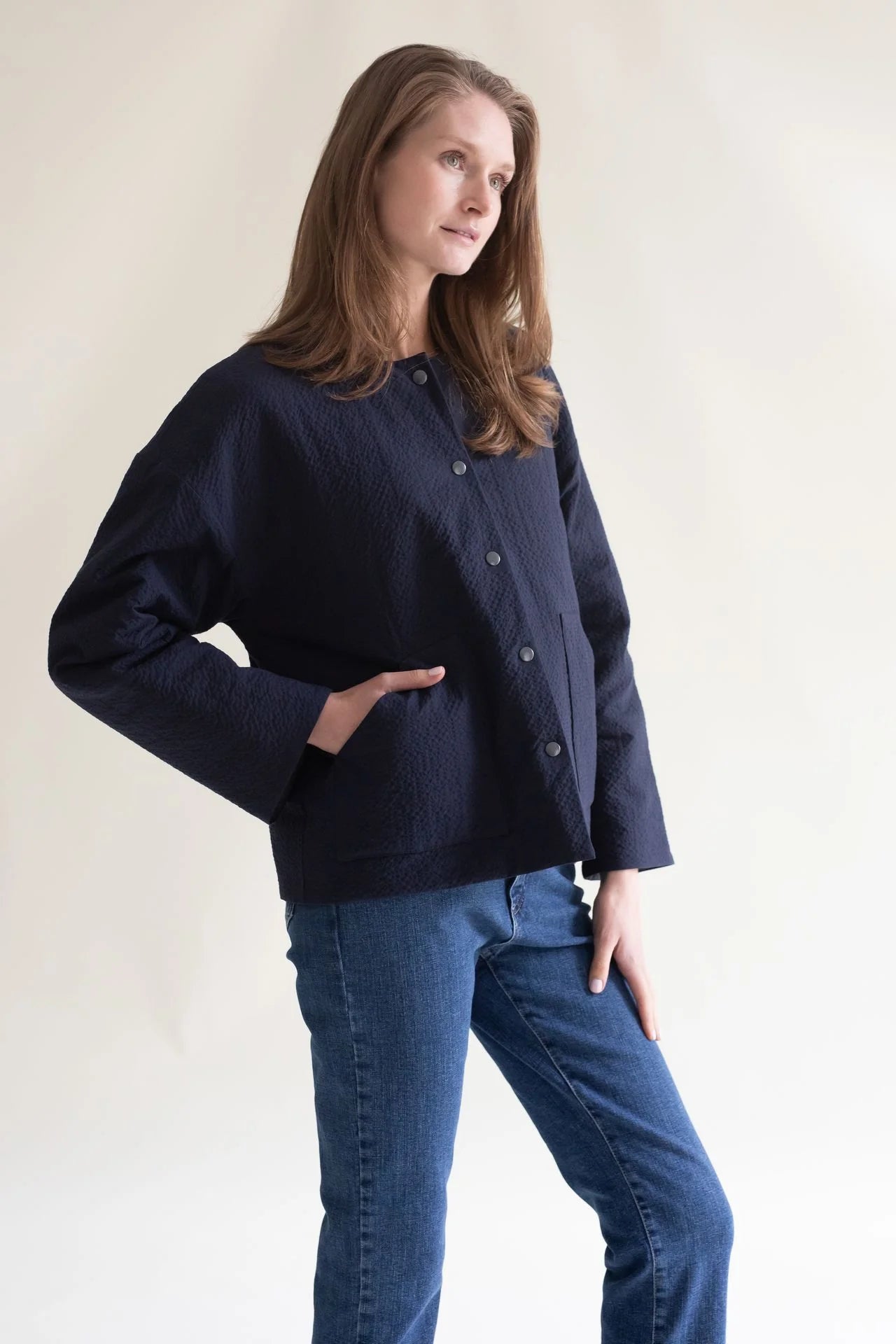 Padded Jacket Navy