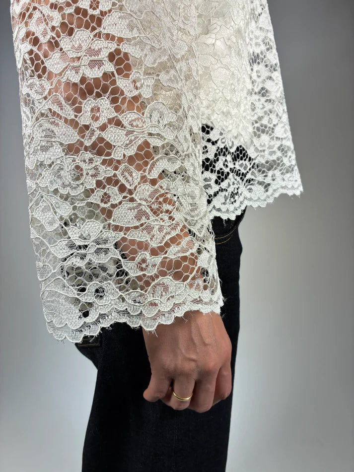 Relaxed Lace Long Sleeve - Soft Hug