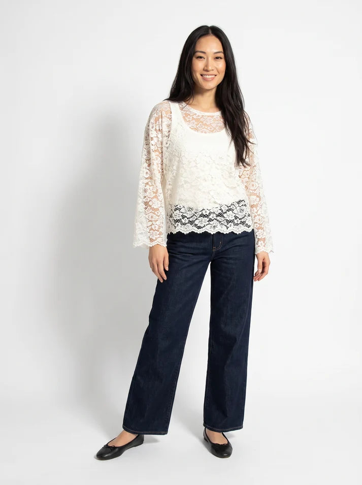 Relaxed Lace Long Sleeve - Soft Hug