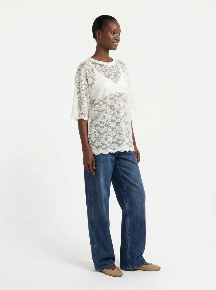 Relaxed Lace T-Shirt - Soft Hug
