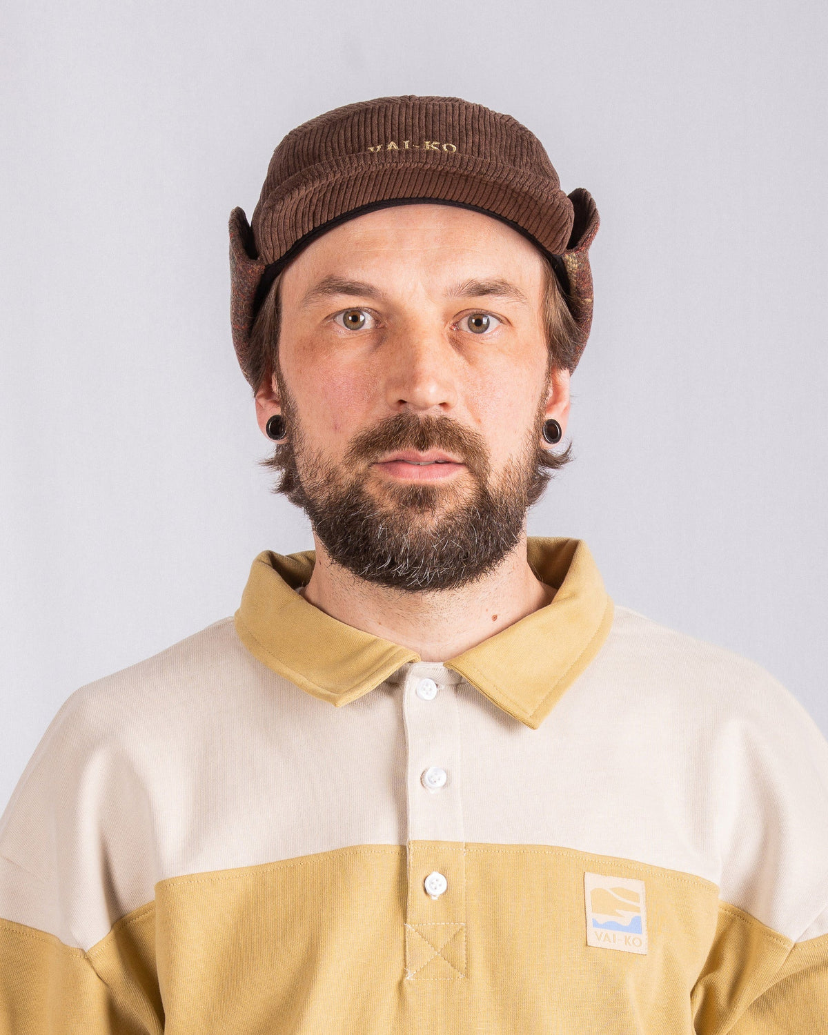 Ruukki Earflap Cap - Coffee brown