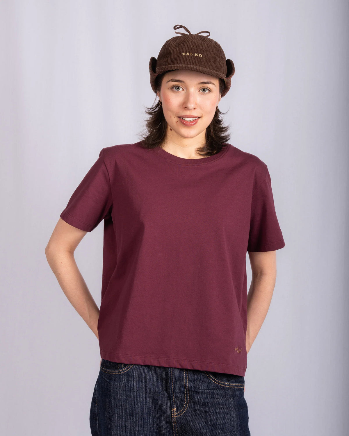 Ruukki Earflap Cap - Coffee brown