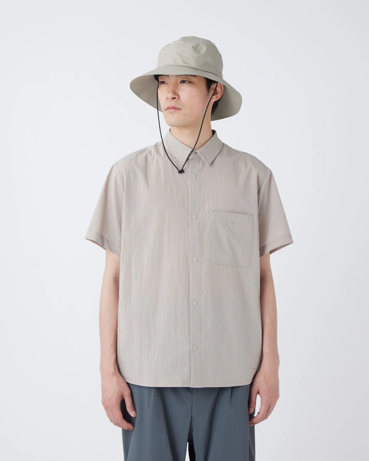 Breathable Quick Dry S/S Shirt Greige