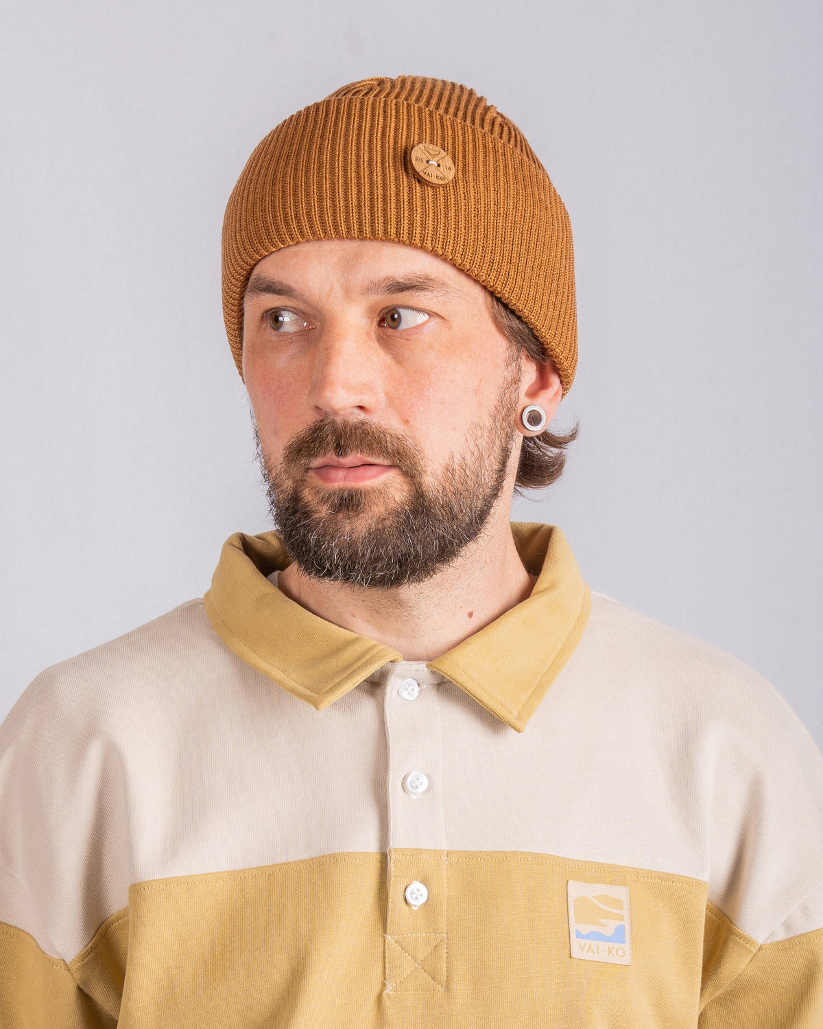 Timberjack Beanie - Amber Brown