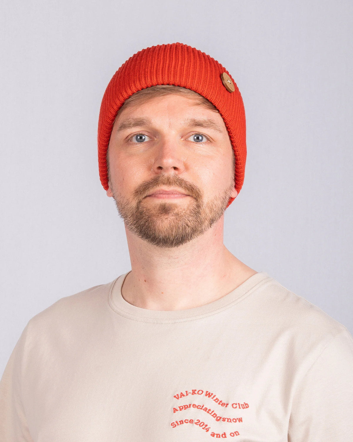 Timberjack Beanie - Brave Red