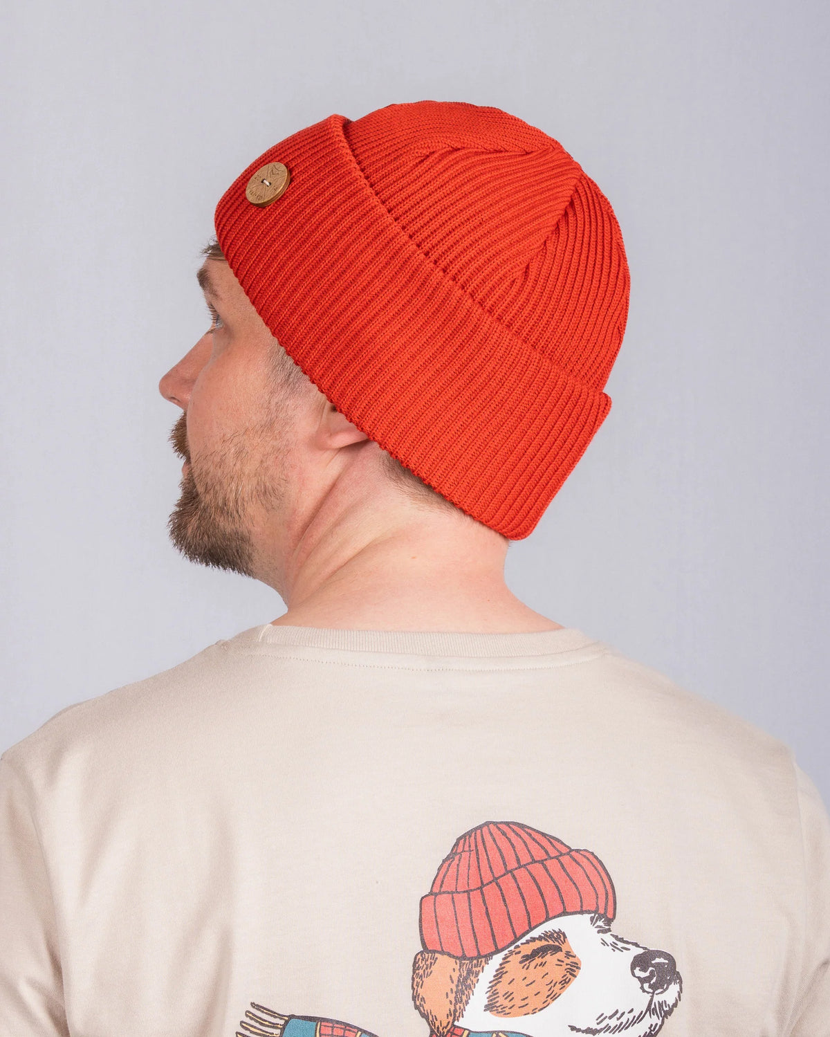 Timberjack Beanie - Brave Red