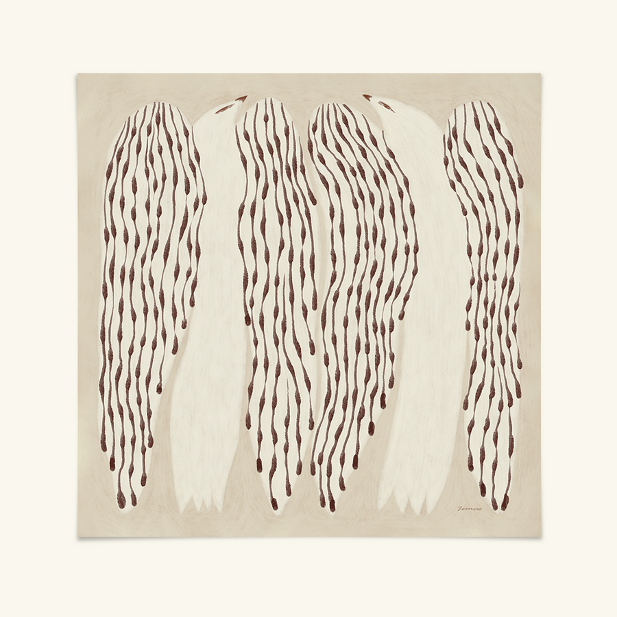 The Direct Gaze of Happiness - 30 x 30 Printti