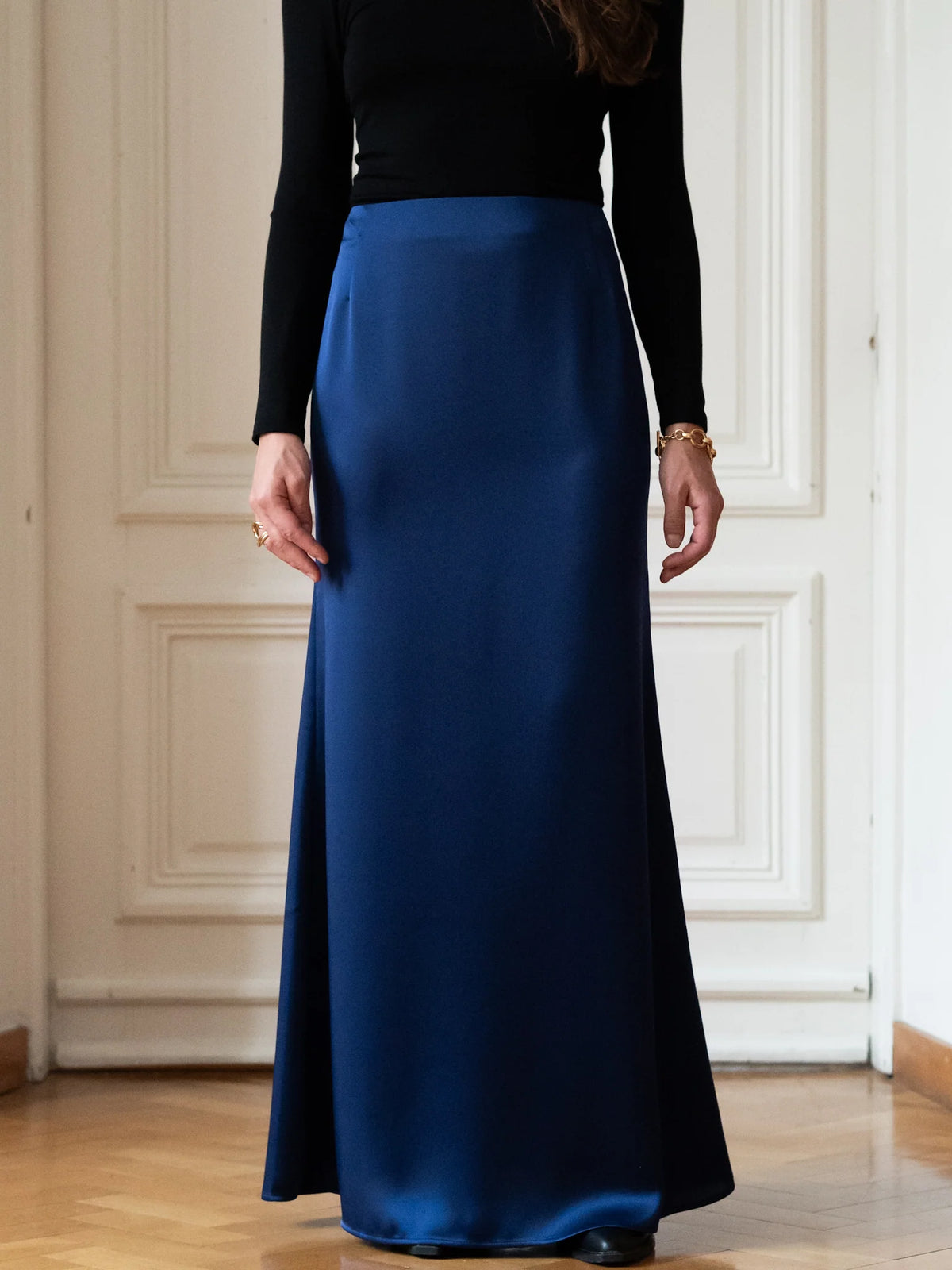 Long Skirt - Deep Rich Blue