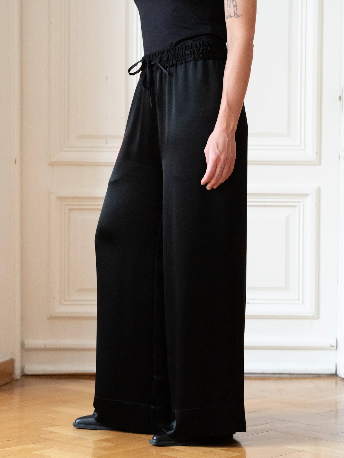 Wide Pants - Black