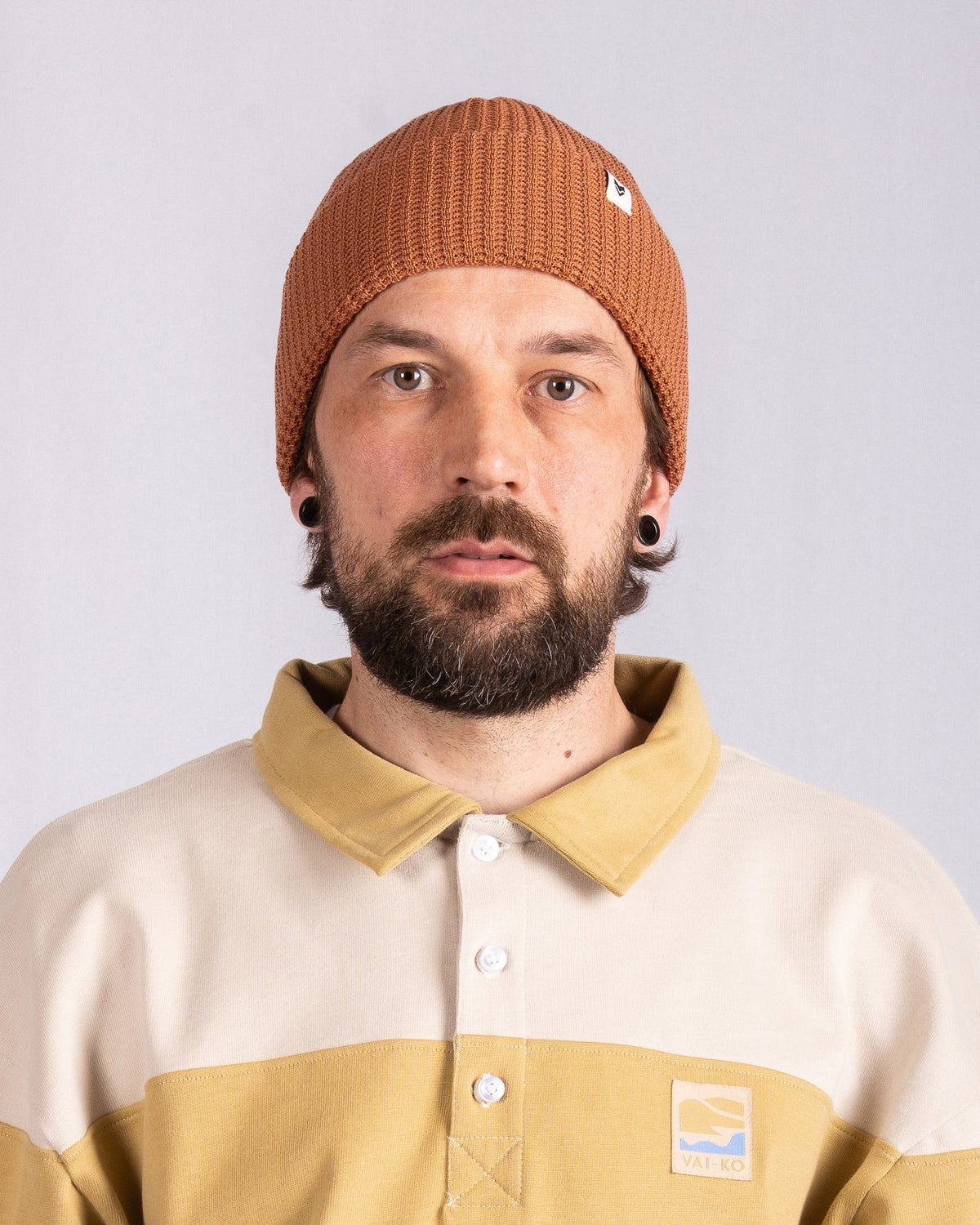 Waffle Beanie - Mocha Mousse