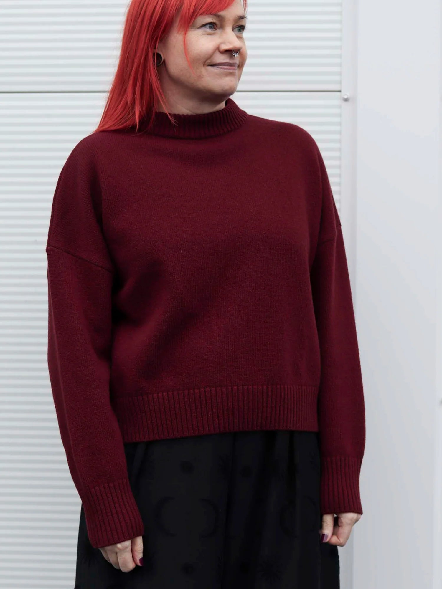 Bess Shirt - Wine